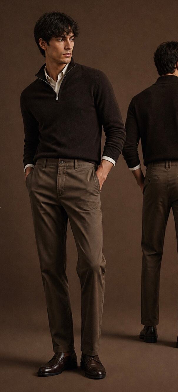 Vintage Bonobos Performance Link Slim Straight Pants Brown Mens Size 33x34
